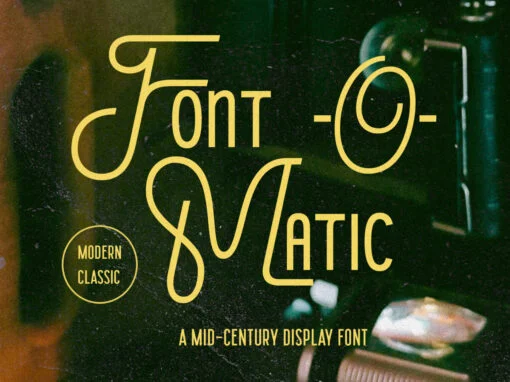 Font o Matic Font - Image 1