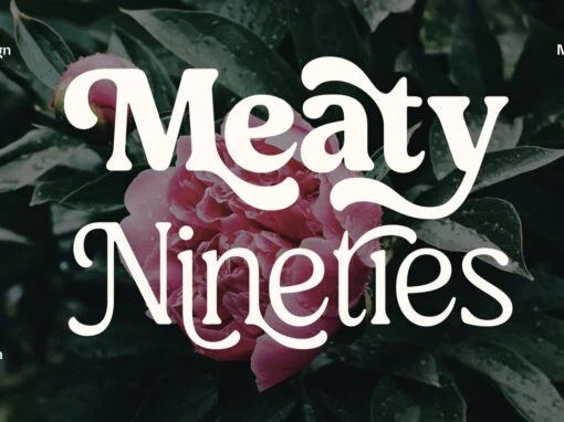 Meaty Nineties Font - Image 1